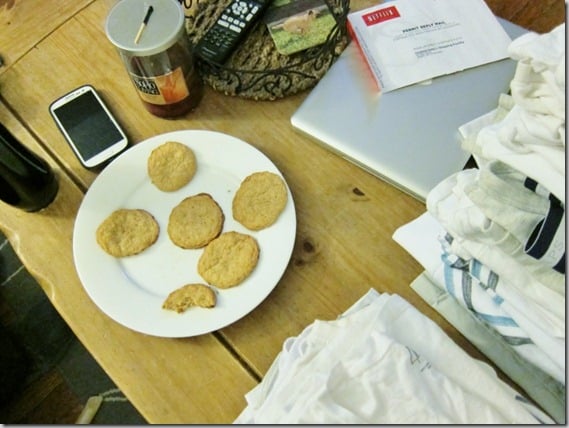 cookies and laundry 