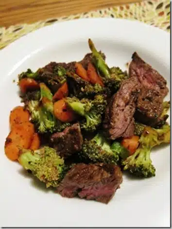 gingery beef and broccoli