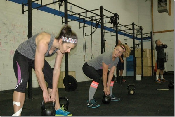tape action during WOD