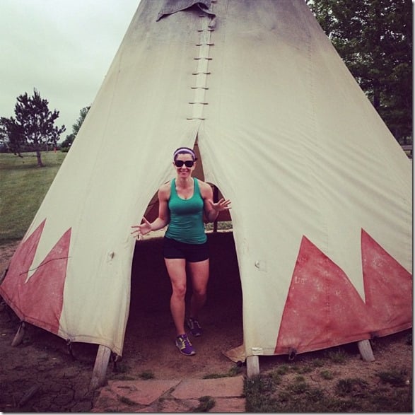 jazz hands in a teepee
