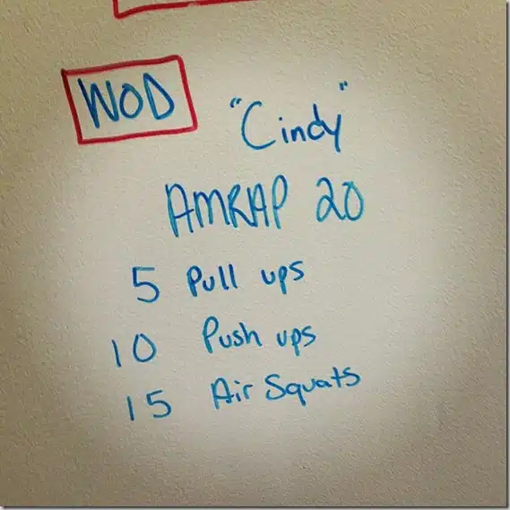 Cindy WOD CrossFit