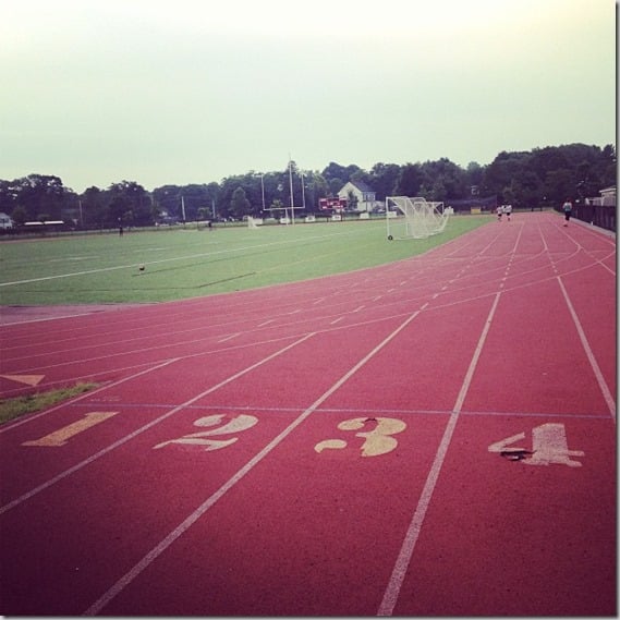 morning track workout