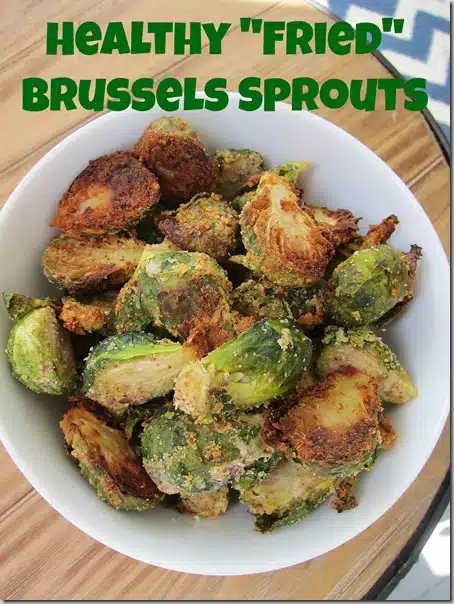 Healthy Fried Brussels Sprouts