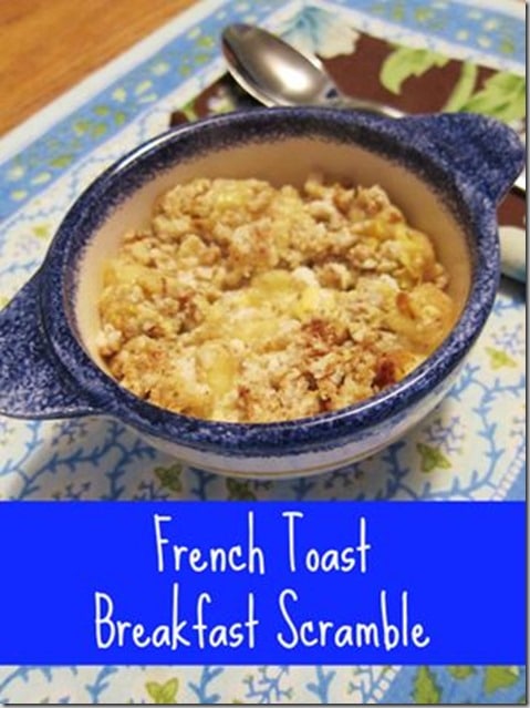 french toast breakfast scramble