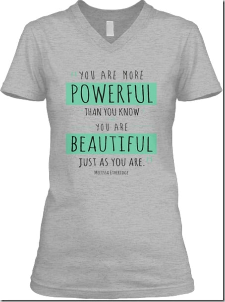 powerful beautiful t-shirt