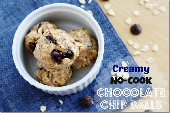 Creamy, No-Cook Chocolate Chip Balls