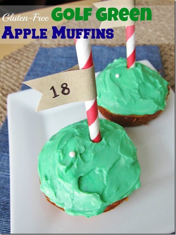 Gluten-Free Golf Green Apple Muffins