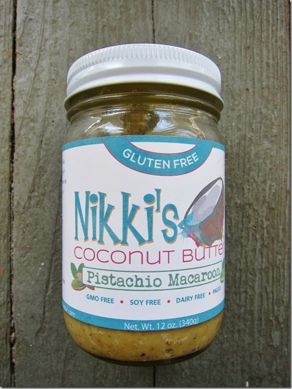 Nikki's Pistachio Macaroon Coconut Butter