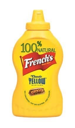 French's Yellow Mustard Bottle