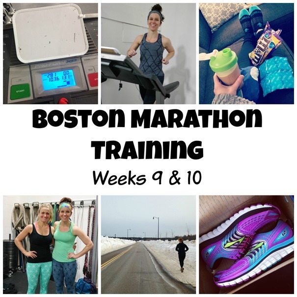 Boston Marathon Training weeks 9 and 10