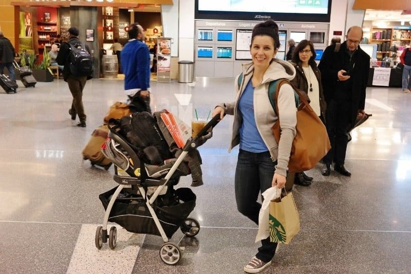 can i bring baby stroller on plane
