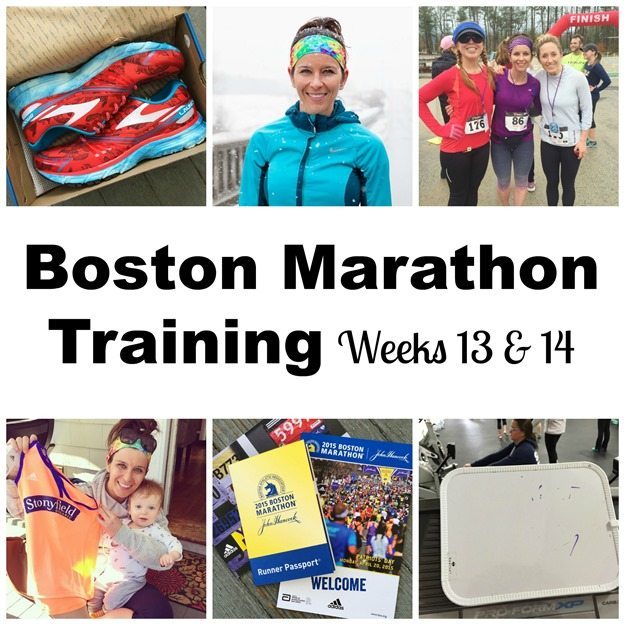 Boston Marathon Training weeks 13 and 14