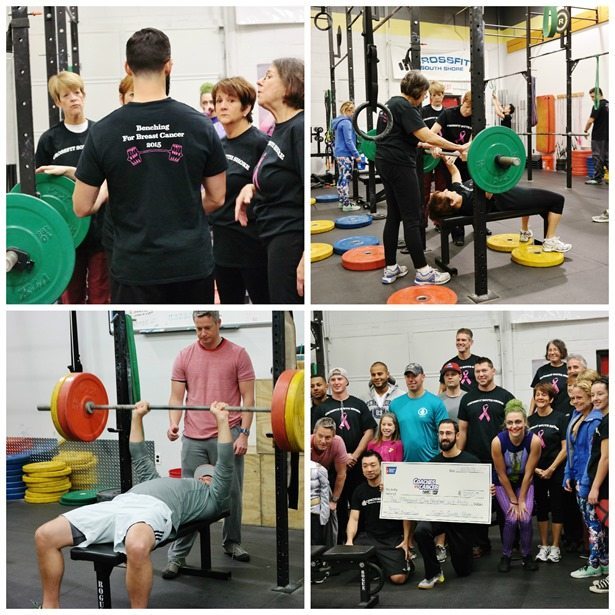 CrossFit South Shore Benching for Breast Cancer 2015