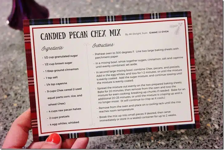 candied pecan chex mix