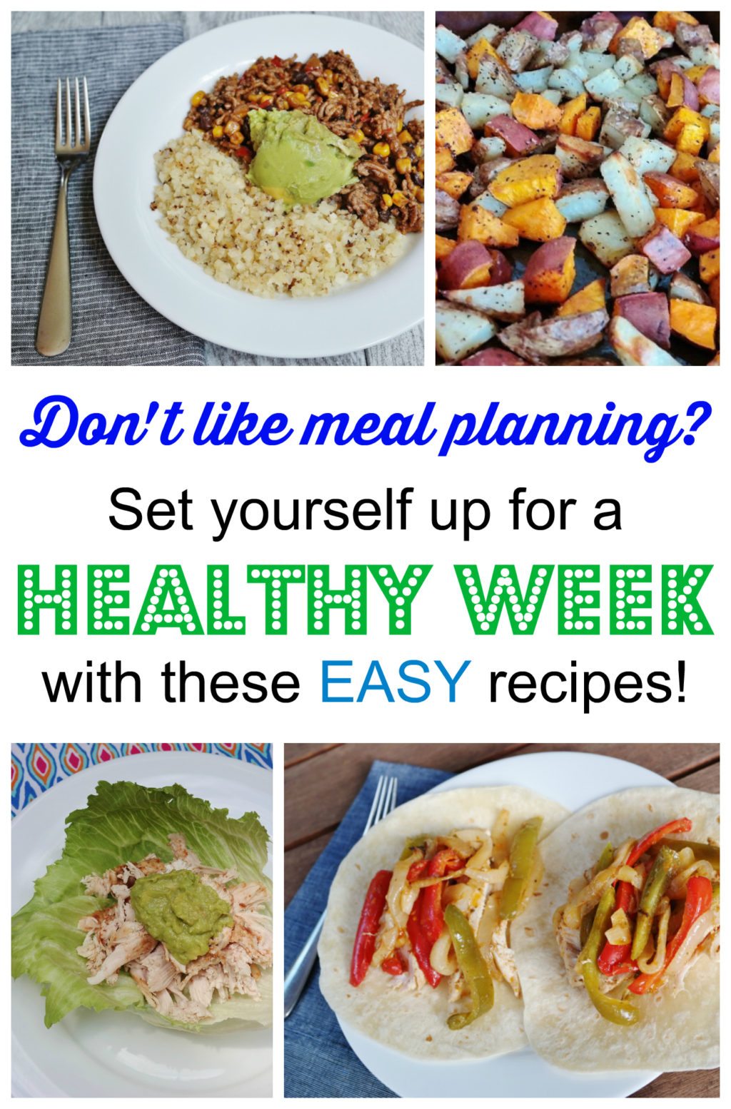 set yourself up for a healthy week with these easy recipes