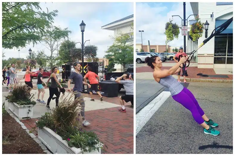 derby street shoppes cycle & sweat event