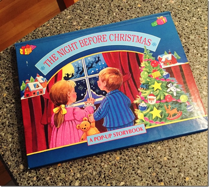 then night before christmas pop-up book
