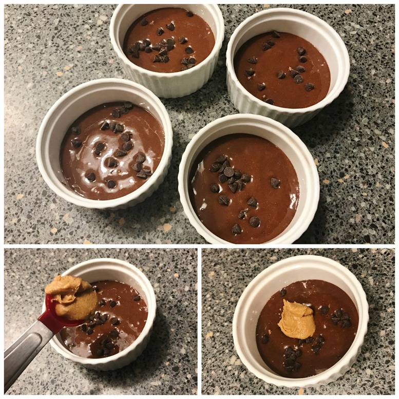 protein pb cup brownies
