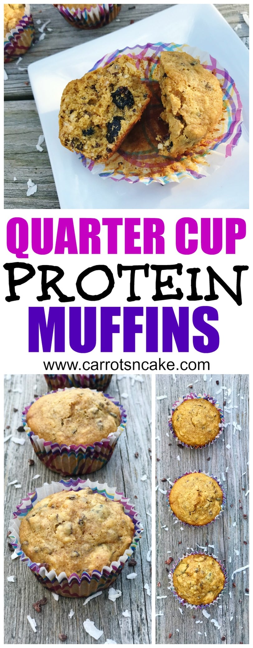 QUARTER CUP PROTEIN MUFFINS