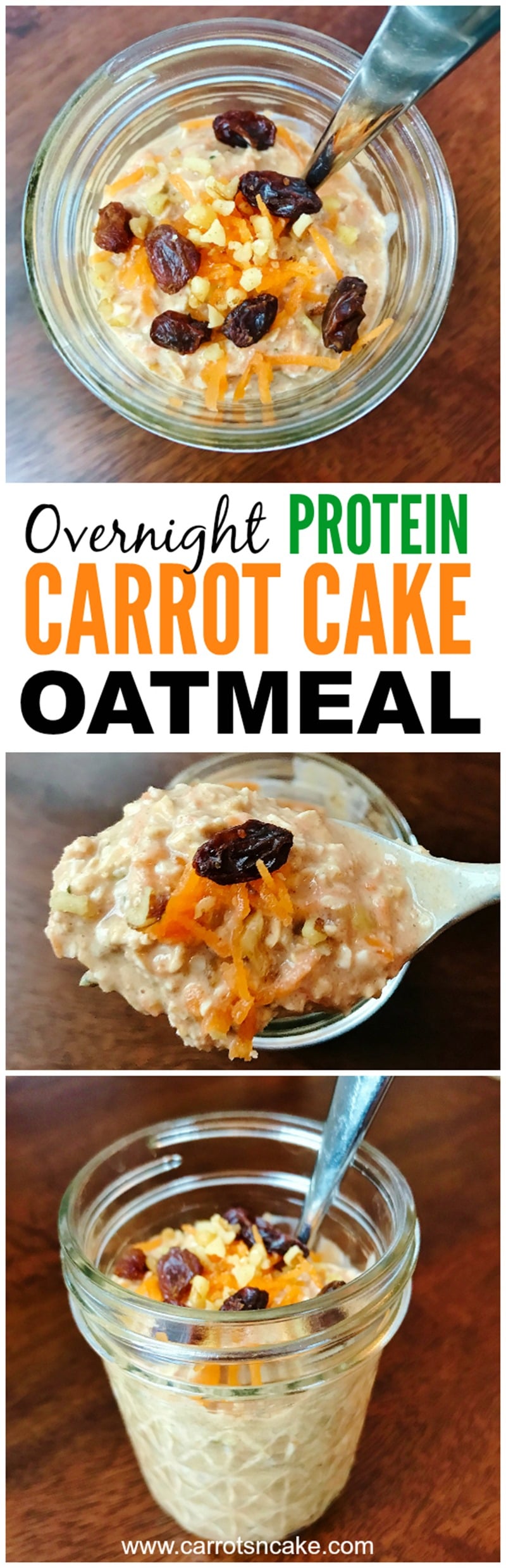 OVERNIGHT CARROT CAKE PROTEIN OATMEAL