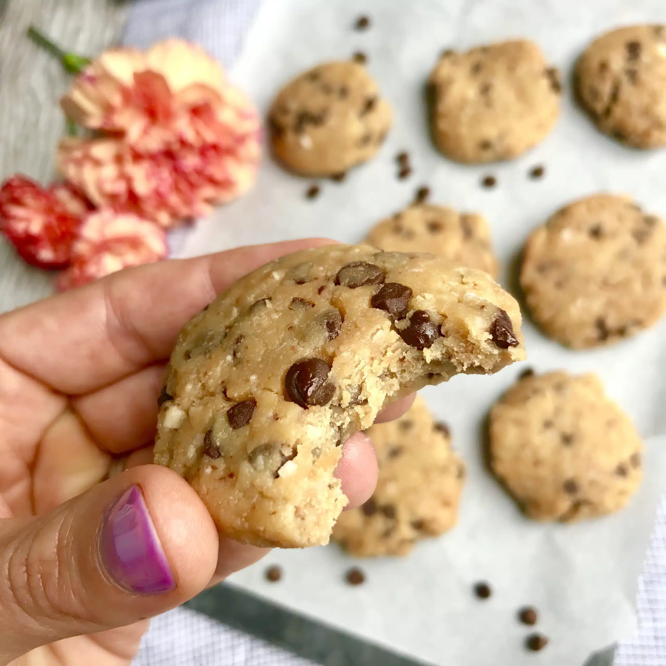 These No-Bake Almond Joy Cookies, made with just 8 ingredients, are the perfect sweet treat to enjoy on a hot summer day. Vegan and gluten-free.