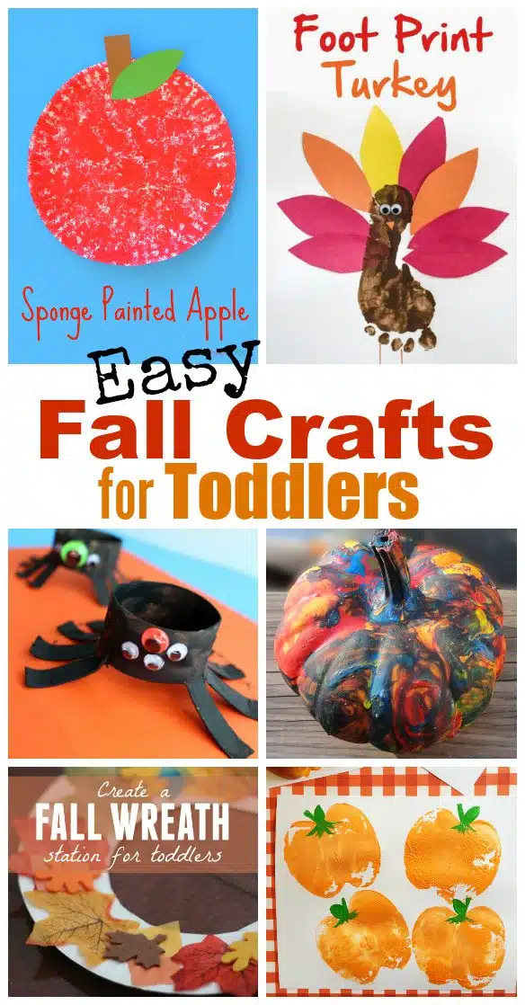 10 Easy Fall Crafts for Toddlers - Carrots 'N' Cake