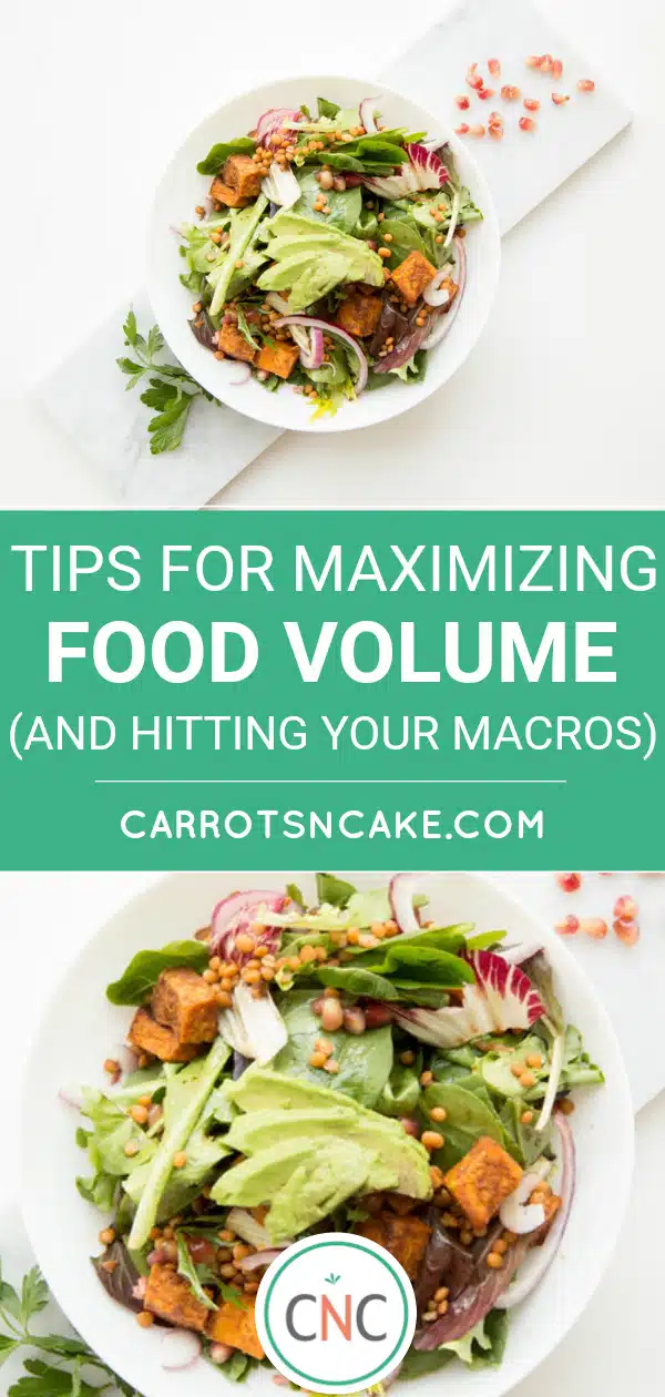 tips for maximizing food volume