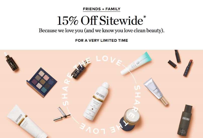 Beautycounter friends and family sale