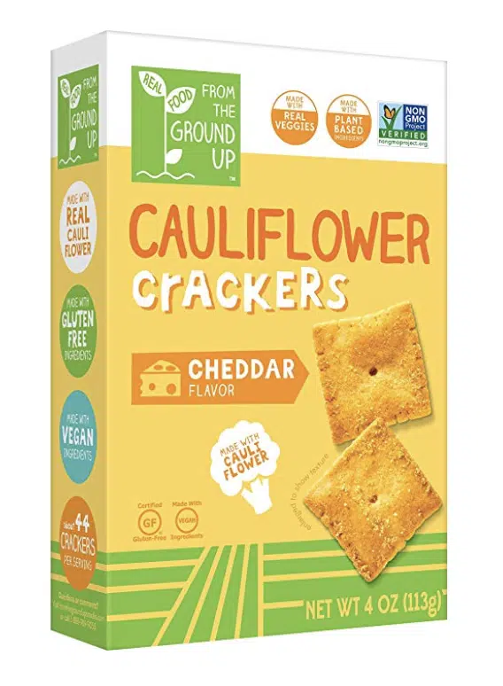 Real Food From the Ground Up Cauliflower Crackers