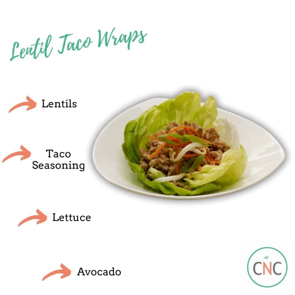 lentil taco wraps 33 Healthy Throw-Together Meals