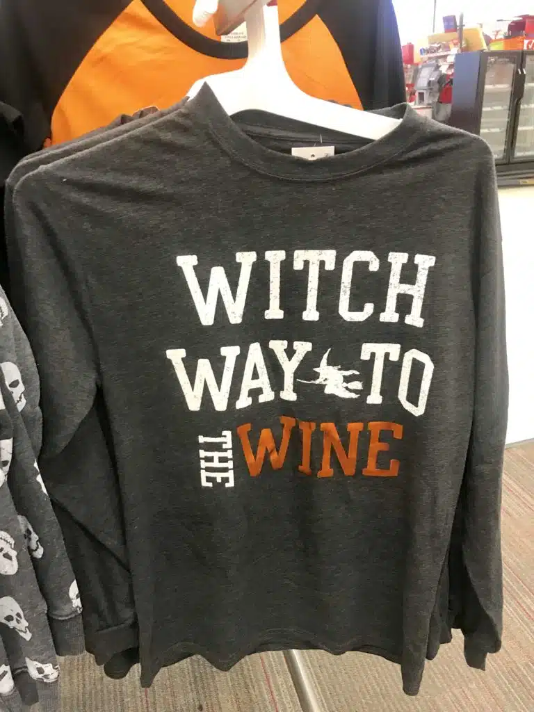 Witch Way to the Wine sweatshirt from Target